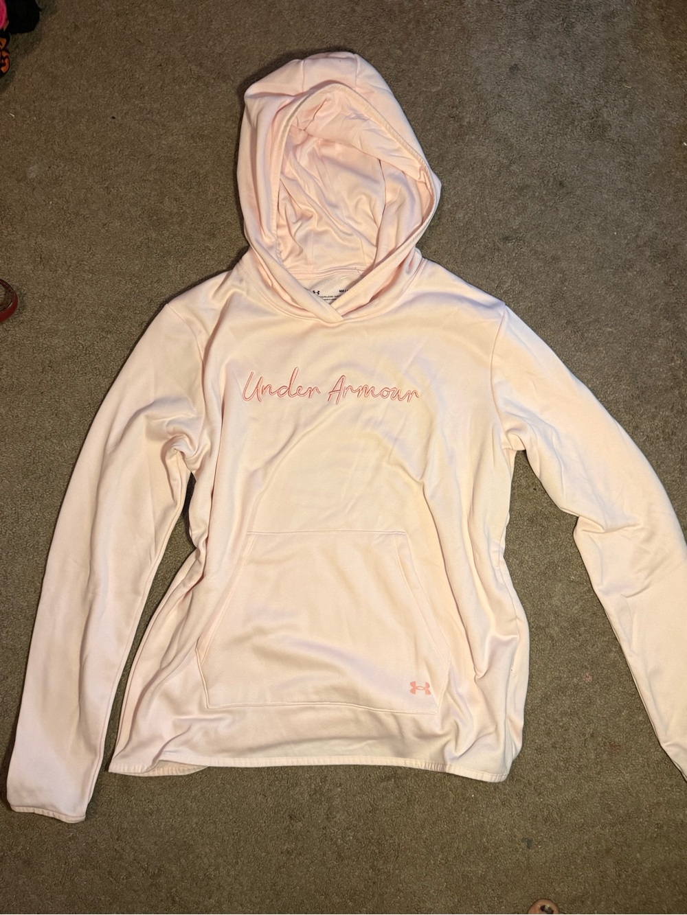 Under Armour Pastel Pink Hooded Sweatshirt